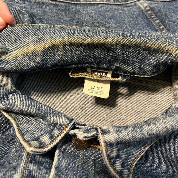 Vintage 90s Men's Levi's 70598 Button Down Denim Trucker Jacket Size - Picture 16 of 16